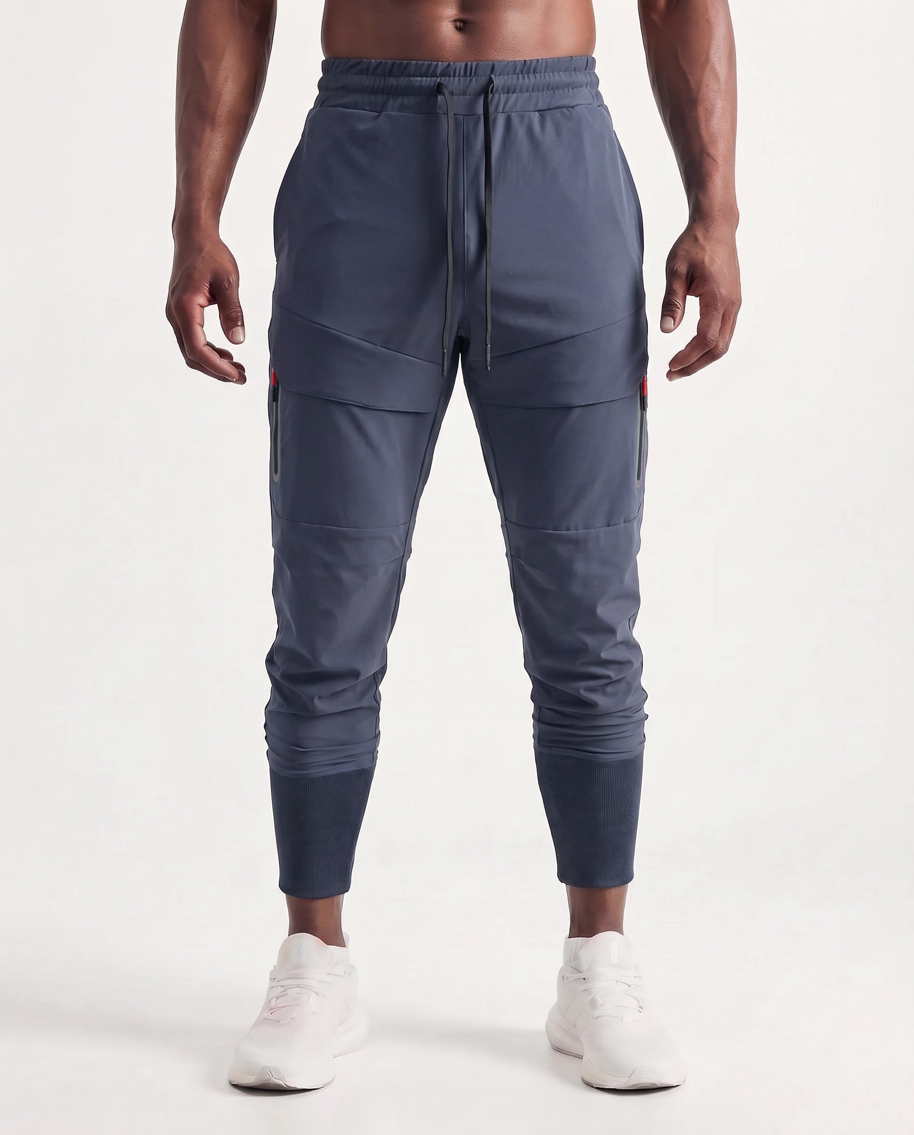 Stay Cool High Rib Cargo Jogger Athletic Pants（Autumn Winter Fabric）