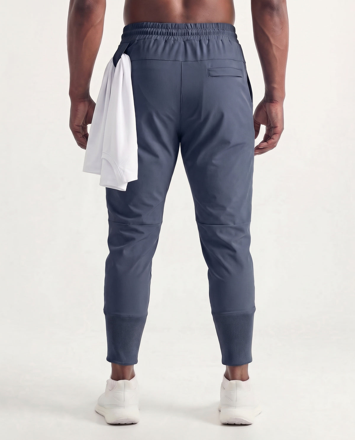 Pantalones deportivos estilo jogger cargo de canalé alto Stay Cool-thumbmail-3