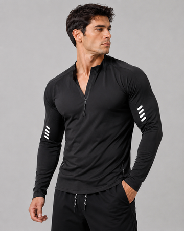 Camiseta interior de entrenamiento Evolution Half Zip de manga larga