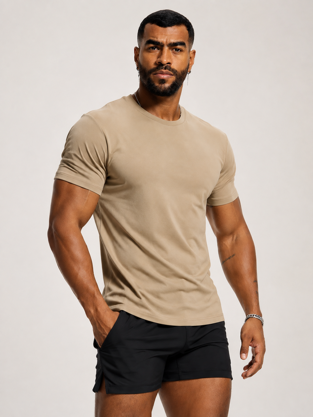 Men's Breathable Quick Dry Athletic T-Shirt-thumbmail-1