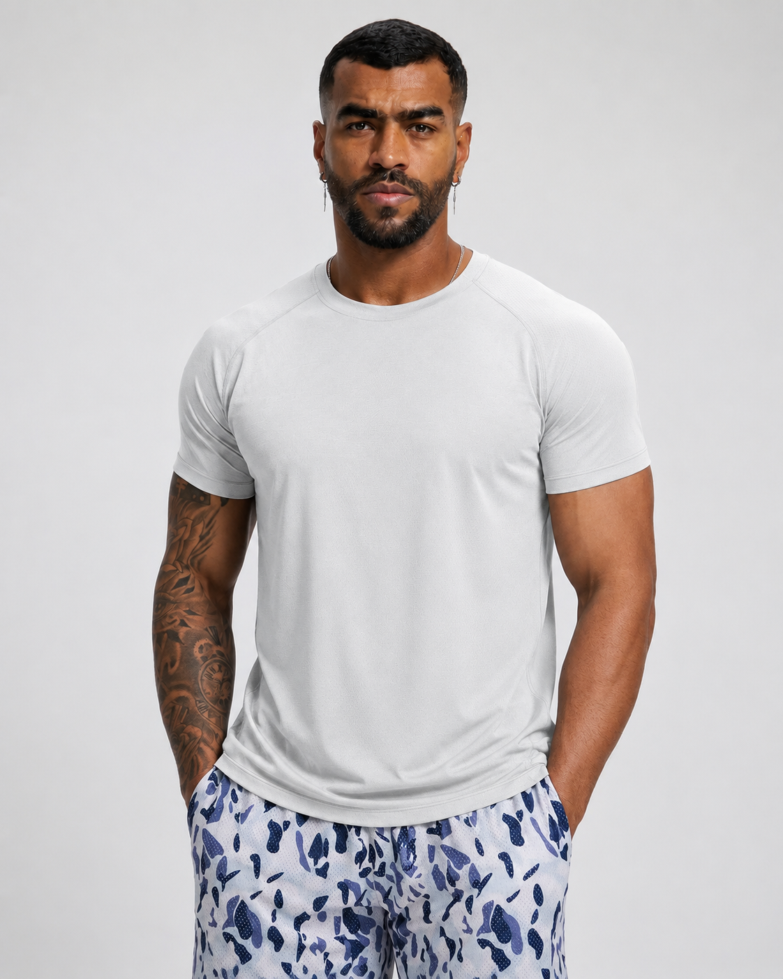 Men's Quick Dry Muscle Fit Performance T-Shirt-thumbmail-1