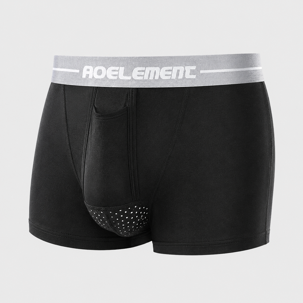 Men's Dual Pouch Trunks Separate Fly Boxer Brief