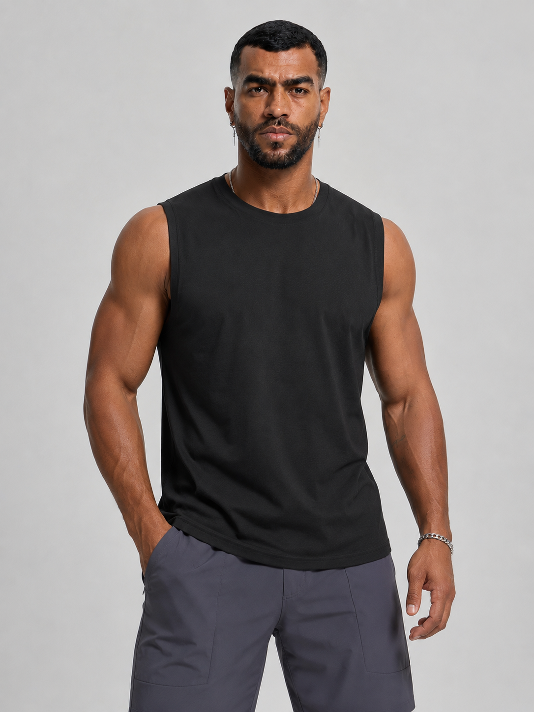 Men's Quick Dry Stretch Performance Tank-thumbmail-1