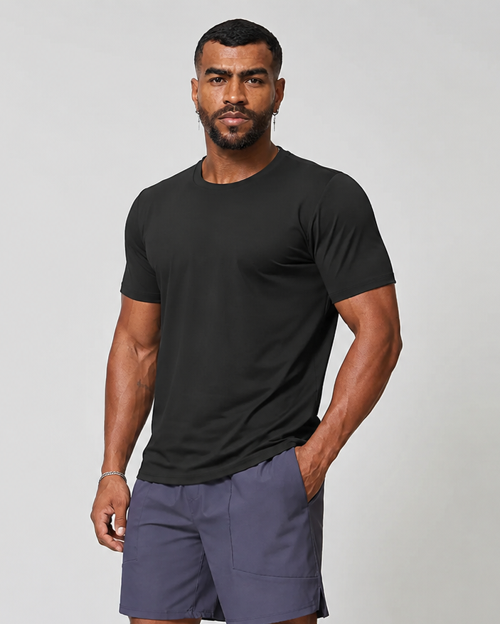 Men's Quick Dry Stretch Performance T-Shirt-thumbmail-1