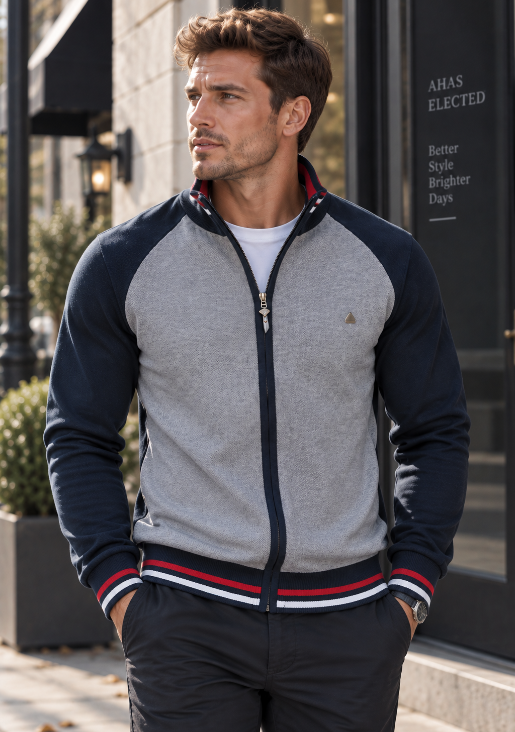 Men’s Colorblock Full-Zip Knit Jacket-thumbmail-15