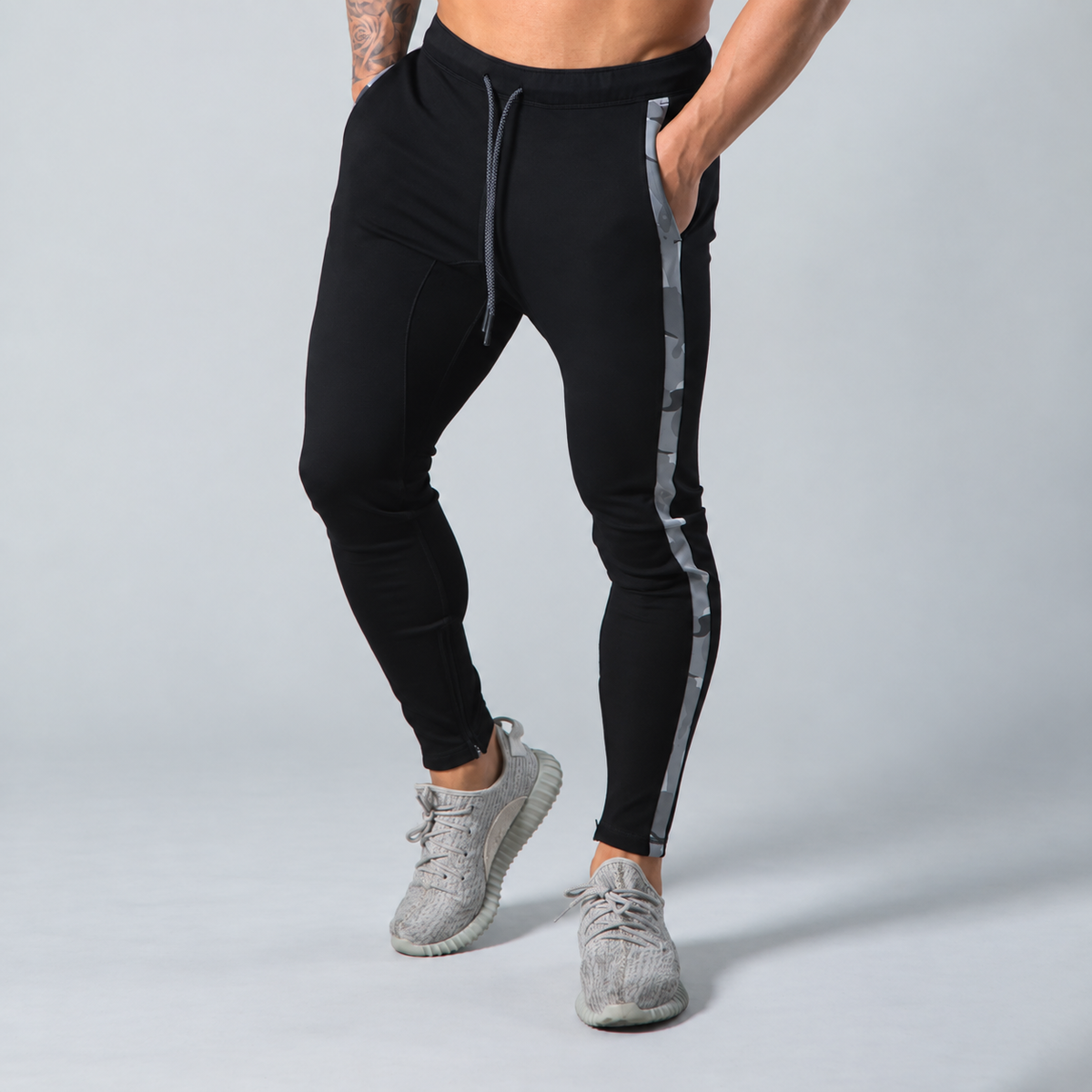 Men’s Camo Panel Athletic Ankle Zip Joggers-thumbmail-12