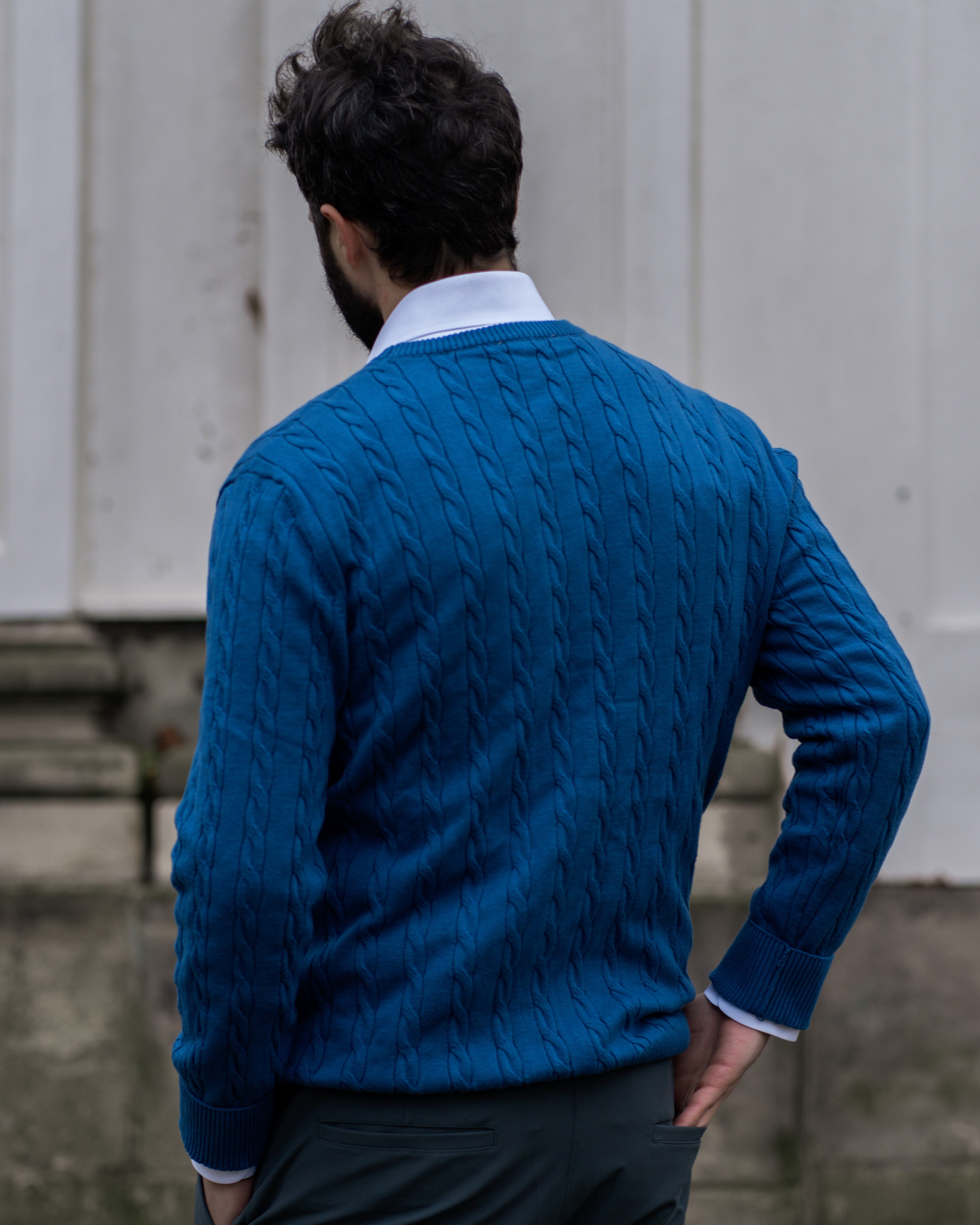 Giraffe Cable Knit Sweater New - Ahaselected