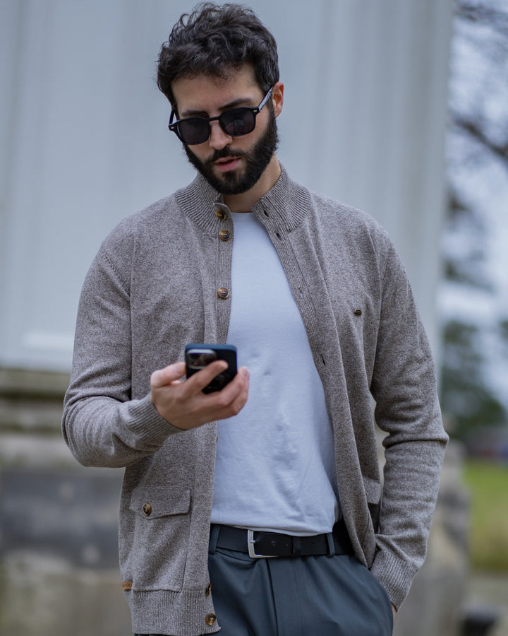 Hochwertiger Cardigan mit Knopfleiste 