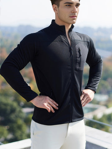 M's ThermalFlex Pro Layer Waffle Fleece Zipper Jacket