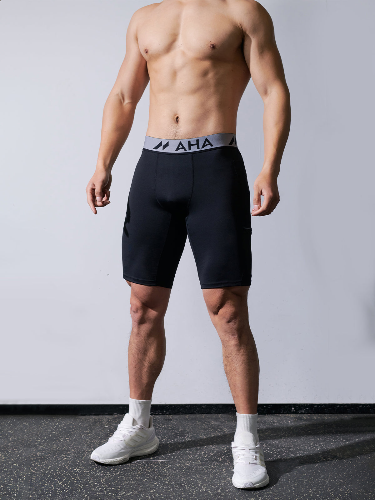 Compression 9" Short With Pockets - Ahaselected