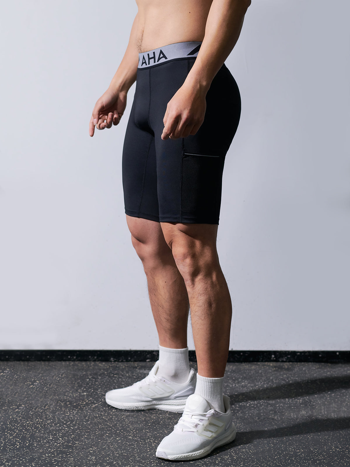 Compression 9" Short With Pockets - Ahaselected