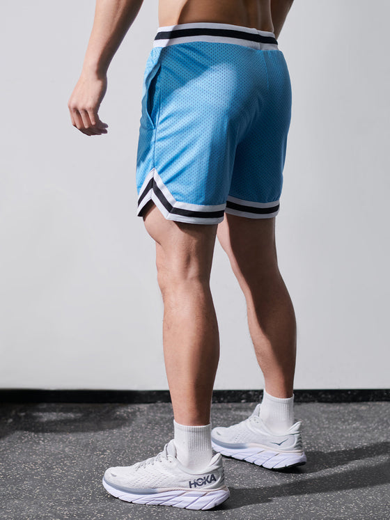 Gym To Street Mesh 6" Short-Palm Print - Ahaselected