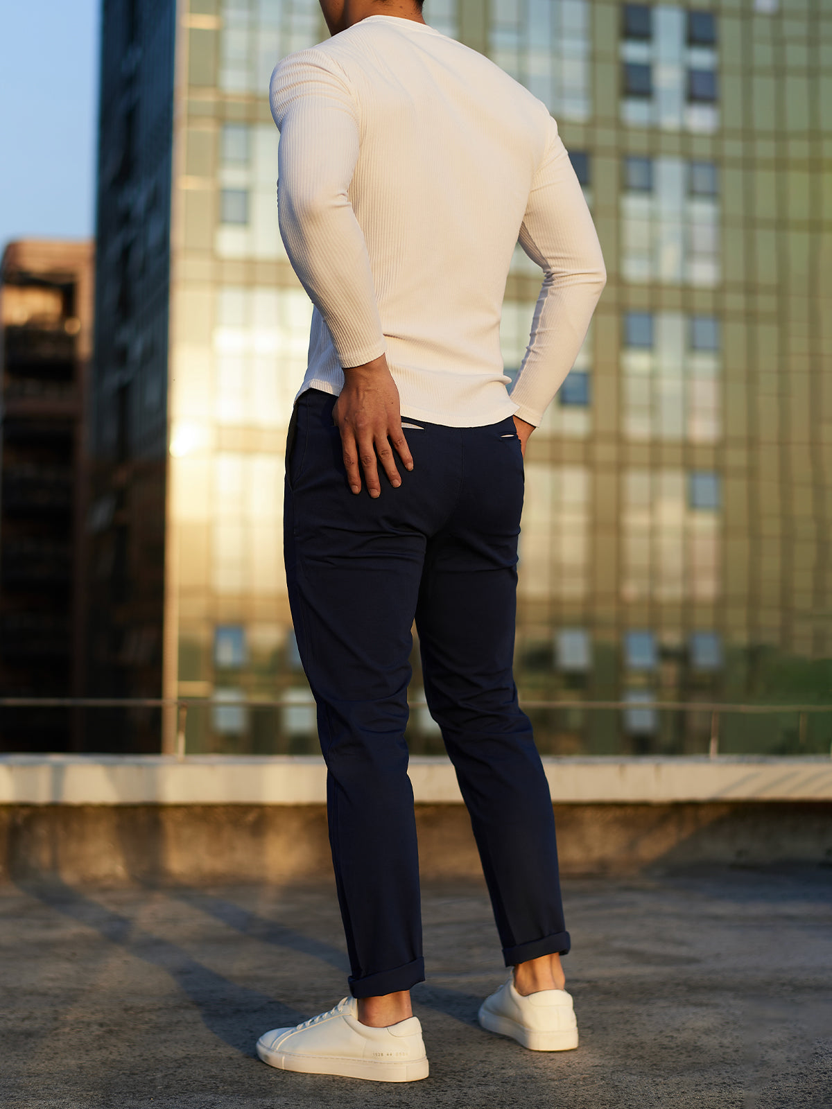 Everyday Stretch Non-Iron Cotton Chino Performance Pocket - Ahaselected