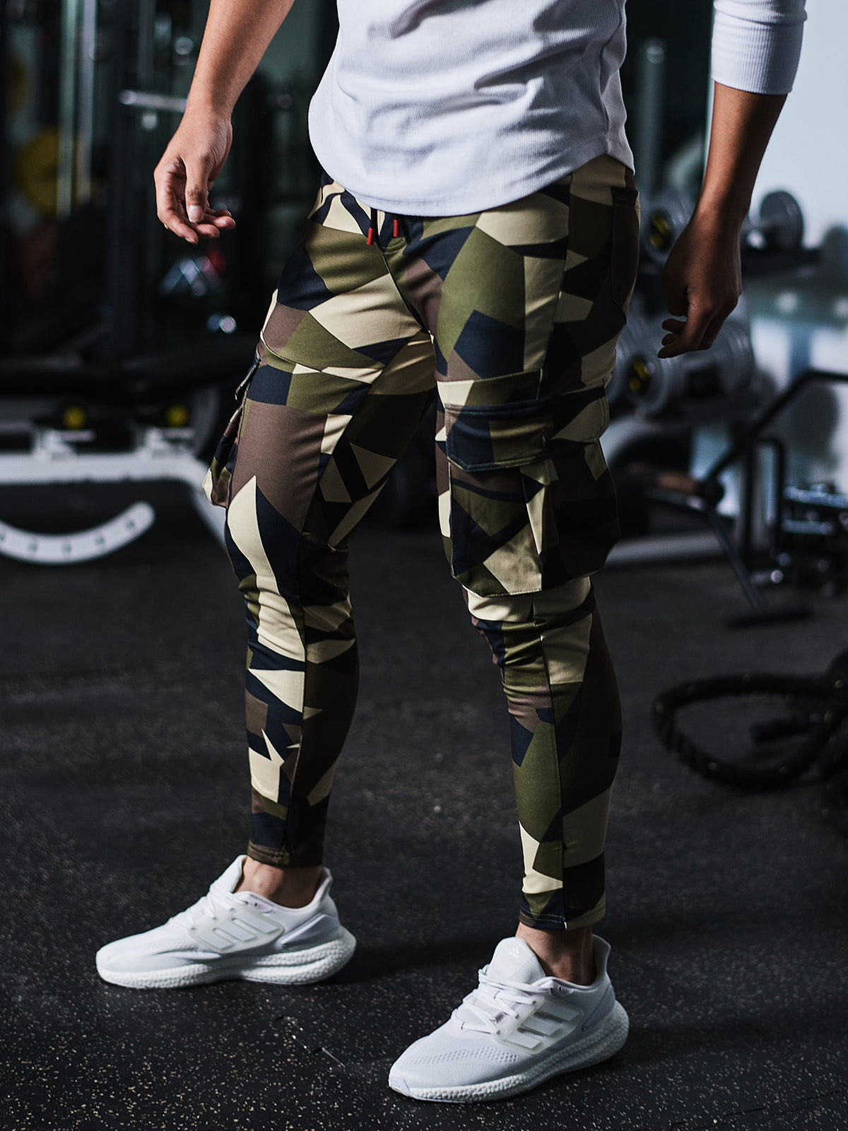 All Season Essential Check Print Cargo Jogger Pants - Ahaselected
