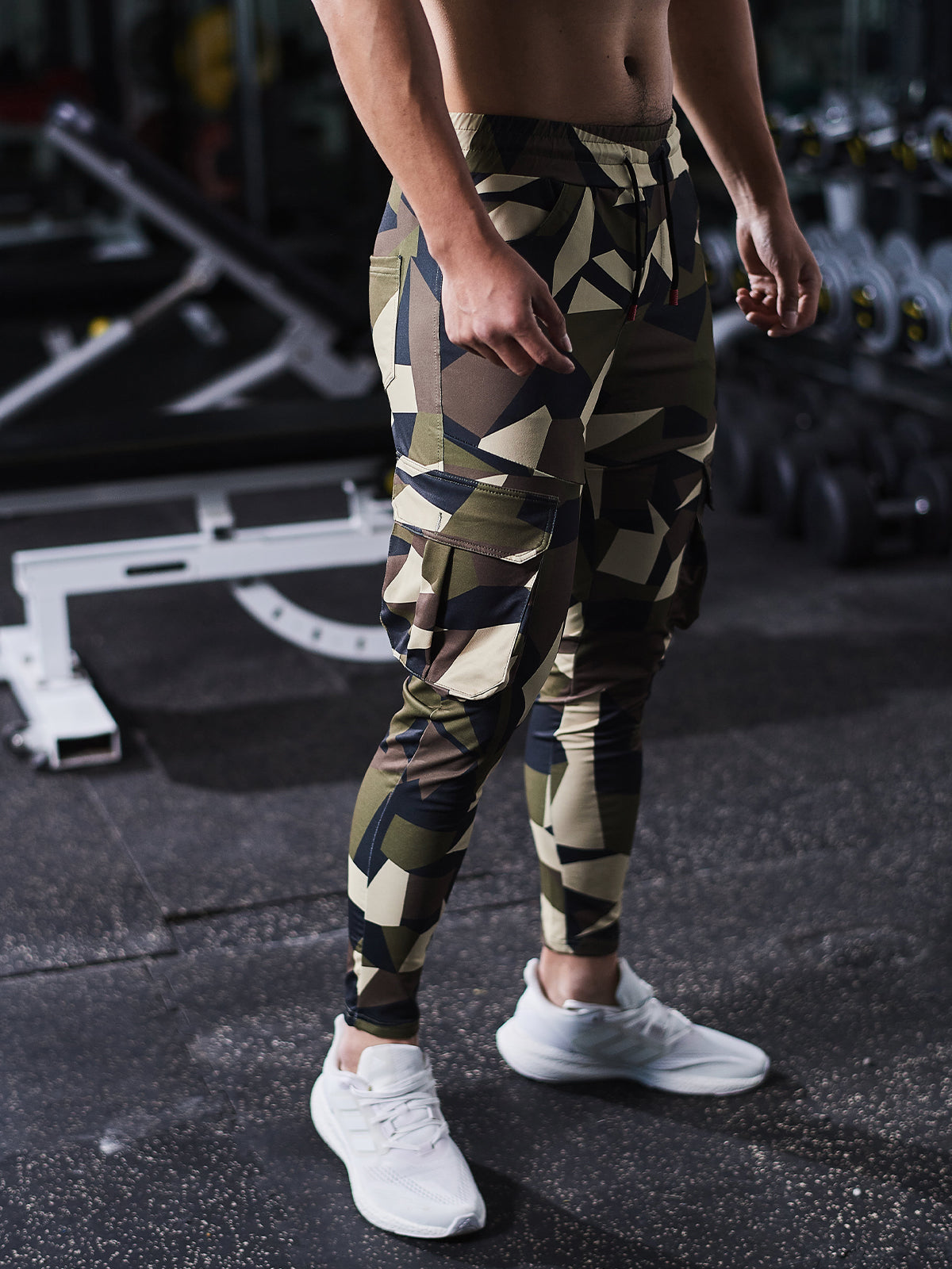 All Season Essential Check Print Cargo Jogger Pants - Ahaselected