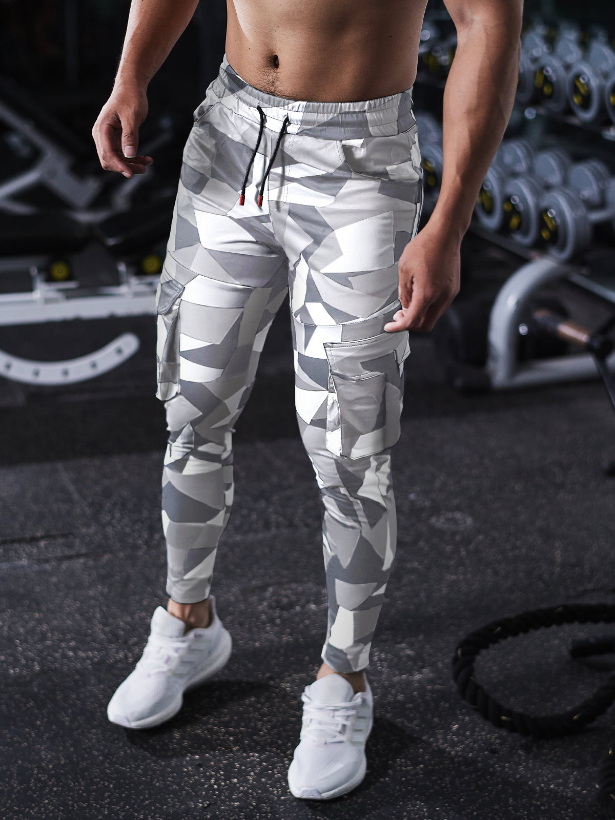 All Season Essential Check Print Cargo Jogger Pants - Ahaselected