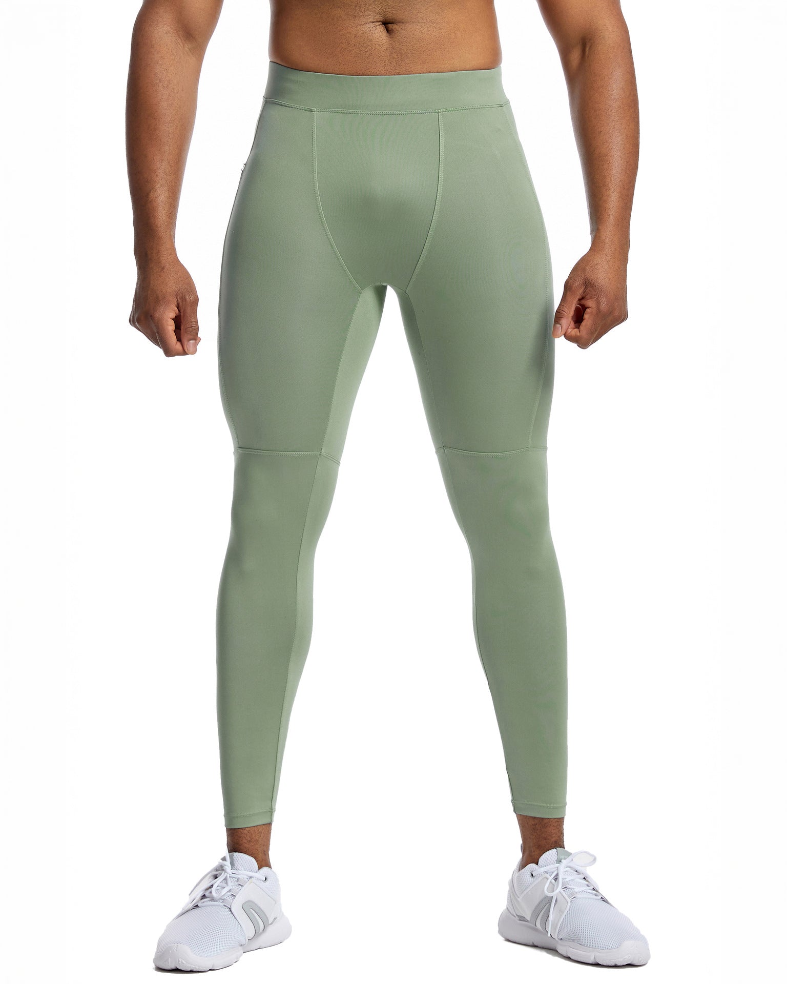 Compression Leggings With Zip Pocket - Ahaselected