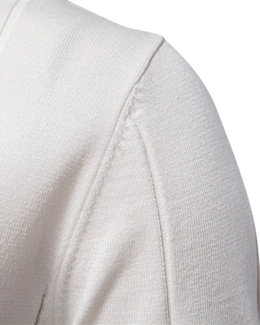 Striped Everyday Polo Knit Shirt - Ahaselected