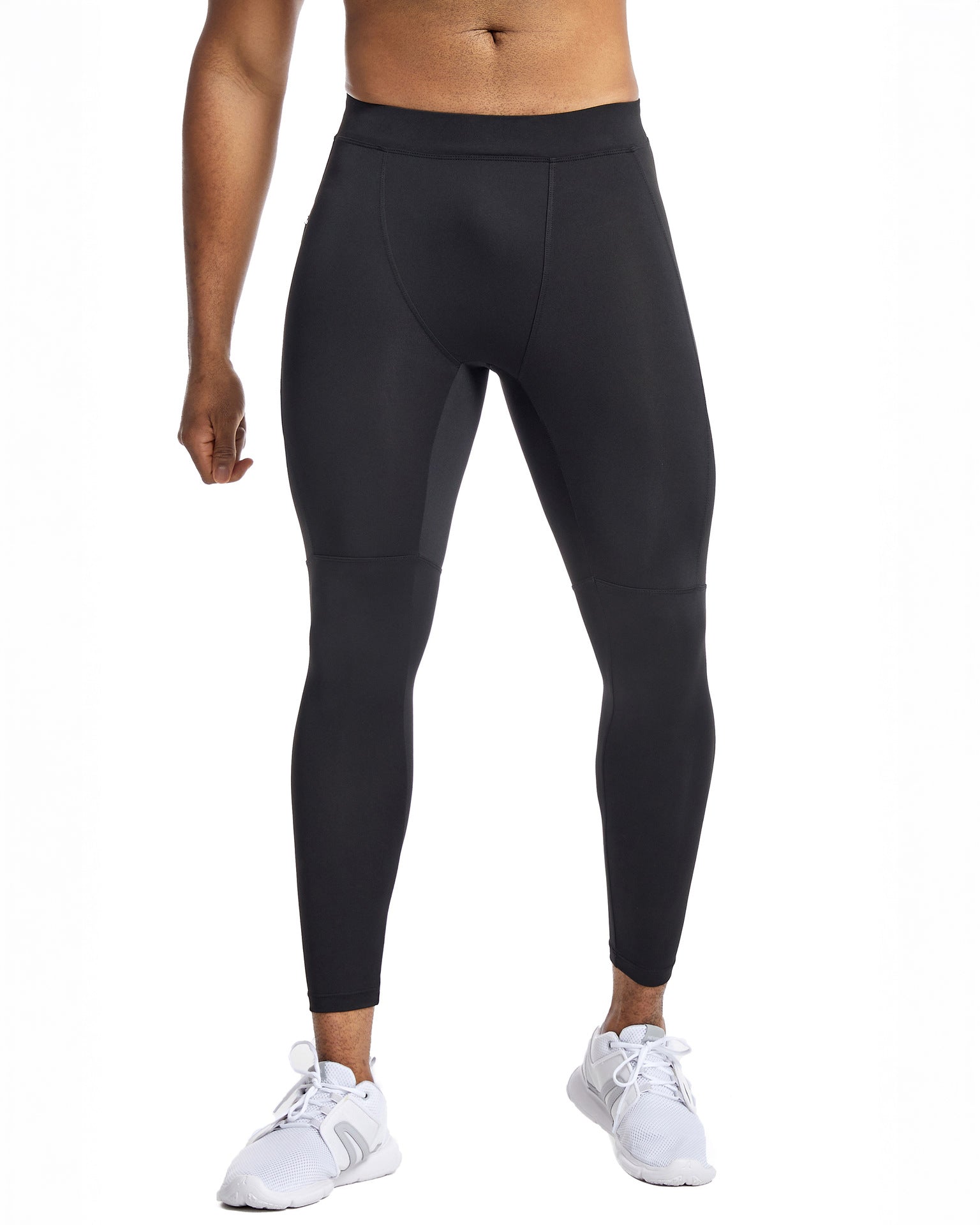 Compression Leggings With Zip Pocket - Ahaselected