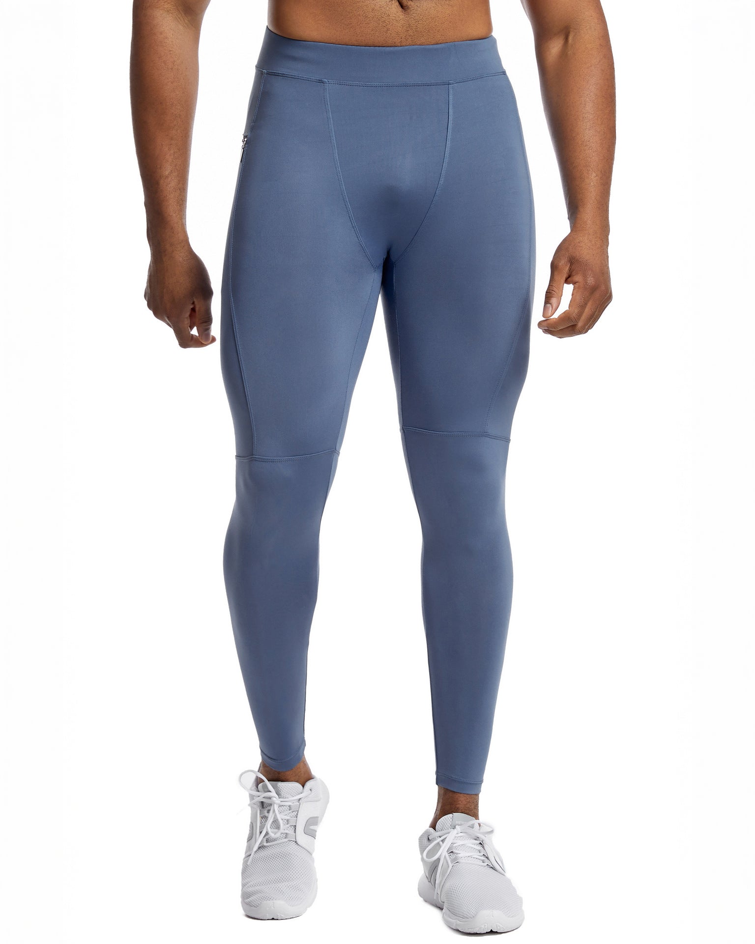 Compression Leggings With Zip Pocket - Ahaselected