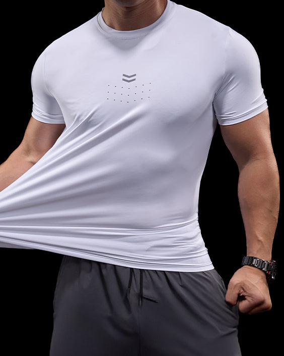 Quick Dry Short Sleeve Performance T-shirt - Ahaselected