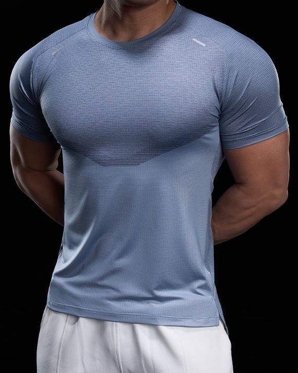 Quick Dry Short Sleeve Training T-shirt - Ahaselected