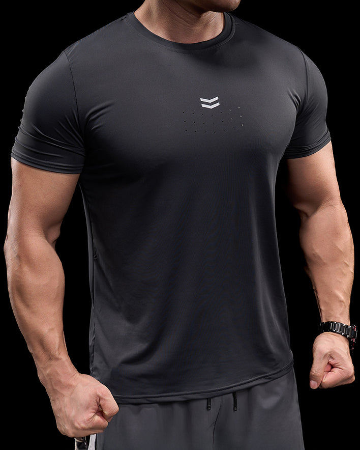Quick Dry Short Sleeve Performance T-shirt - Ahaselected