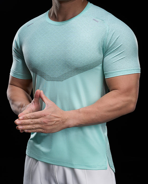 Quick Dry Short Sleeve Training T-shirt - Ahaselected