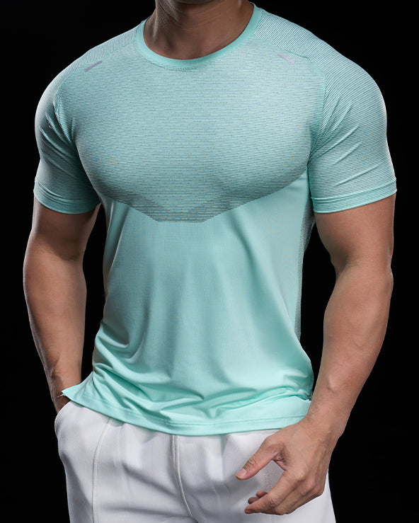 Quick Dry Short Sleeve Training T-shirt - Ahaselected