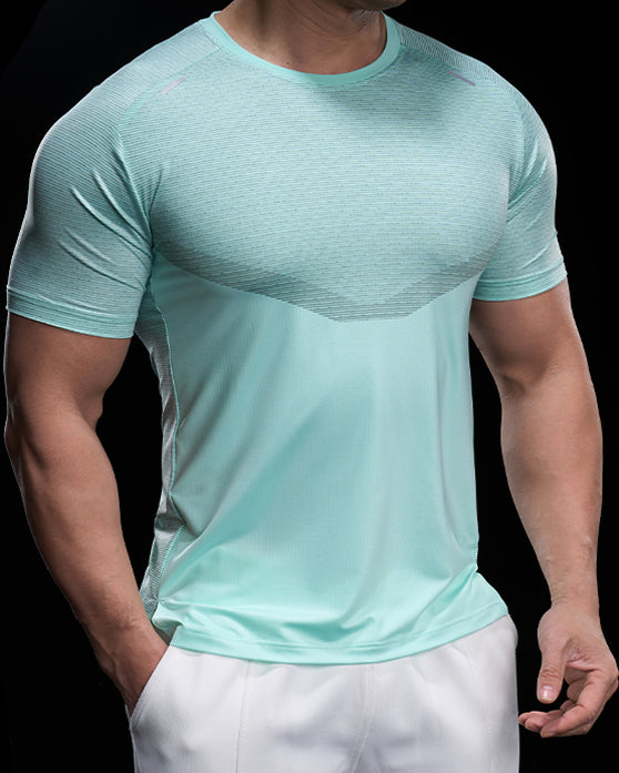 Quick Dry Short Sleeve Training T-shirt - Ahaselected