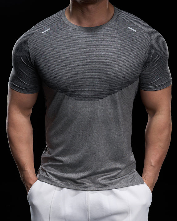 Quick Dry Short Sleeve Training Tee - Ahaselected