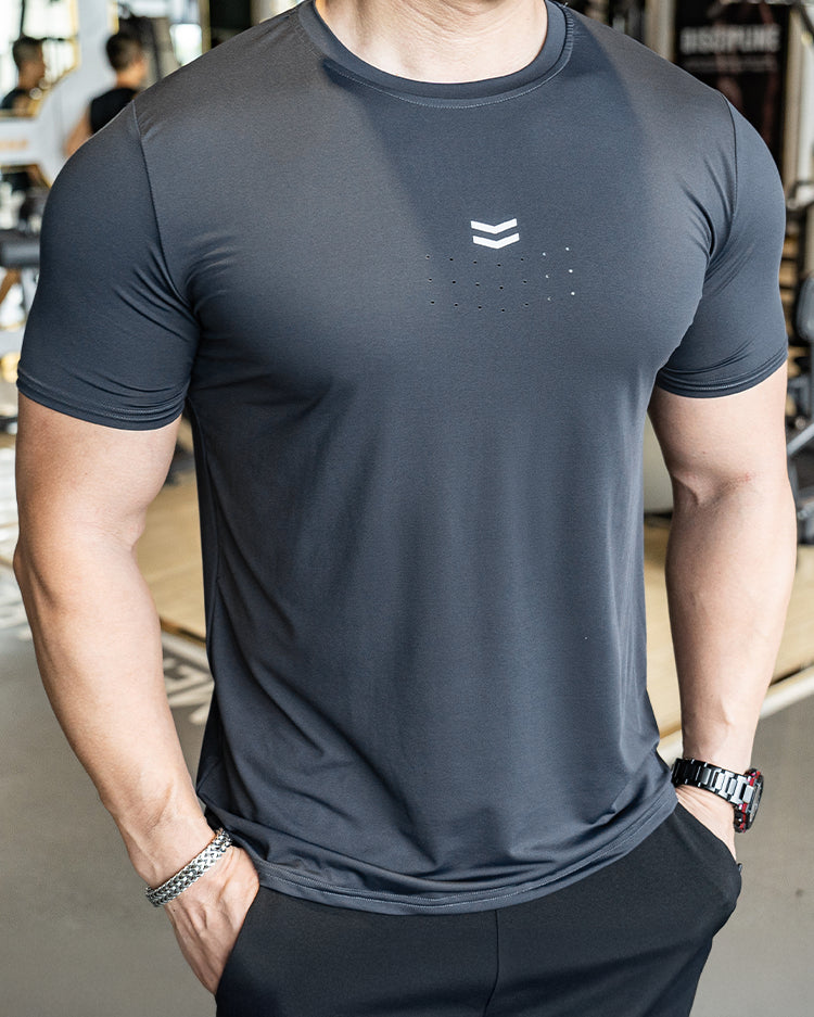 Quick Dry Short Sleeve Performance T-shirt - Ahaselected