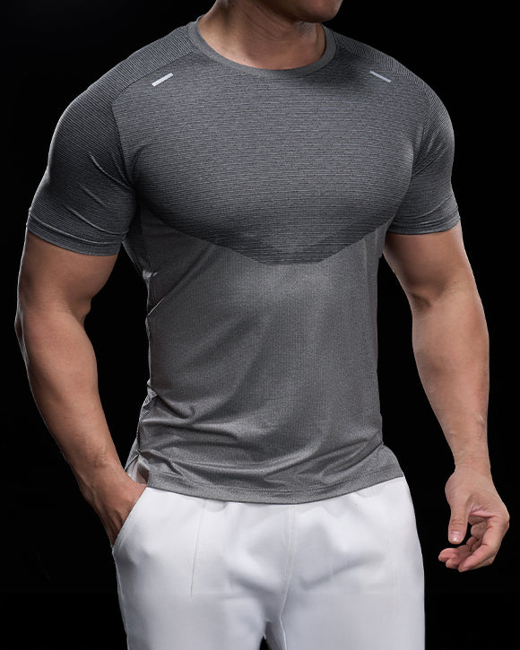 Quick Dry Short Sleeve Training Tee - Ahaselected