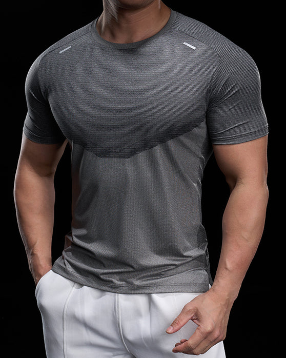Quick Dry Short Sleeve Training Tee - Ahaselected
