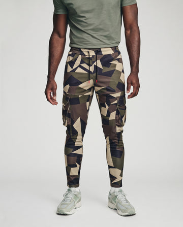 Pantaloni Jogger Cargo Essenziali a Quadri per Tutte le Stagioni