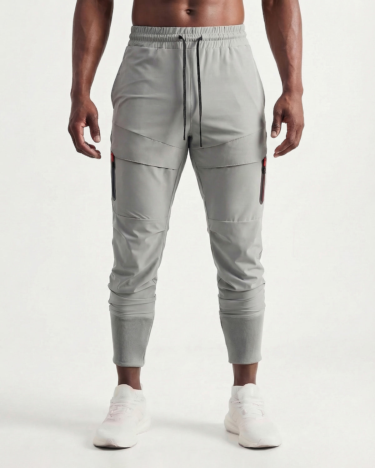 Pantalones deportivos estilo jogger cargo de canalé alto Stay Cool-thumbmail-4