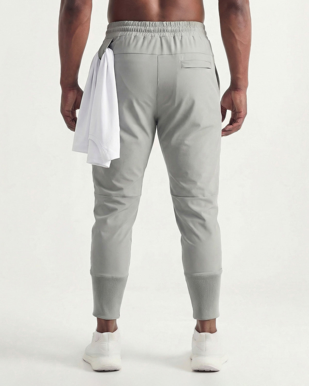 Pantalones deportivos estilo jogger cargo de canalé alto Stay Cool-thumbmail-6