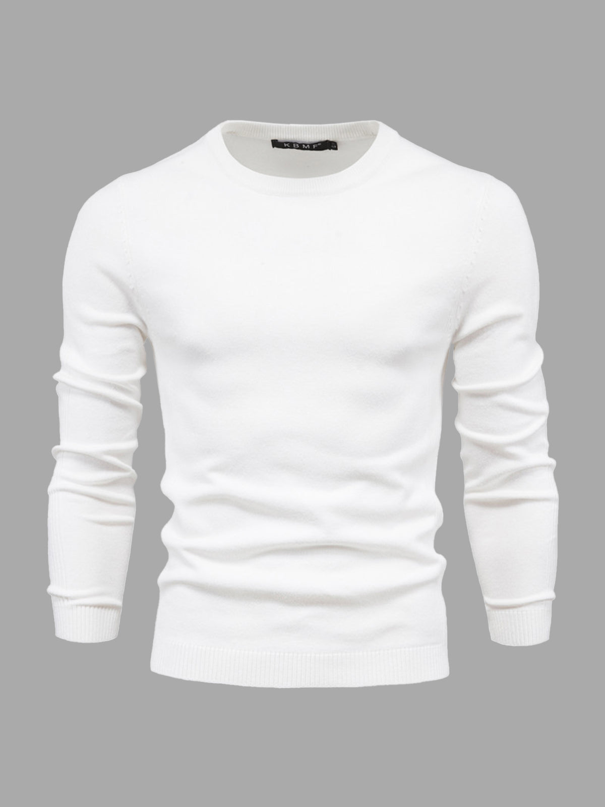 Crewneck Washable Sweater - Ahaselected