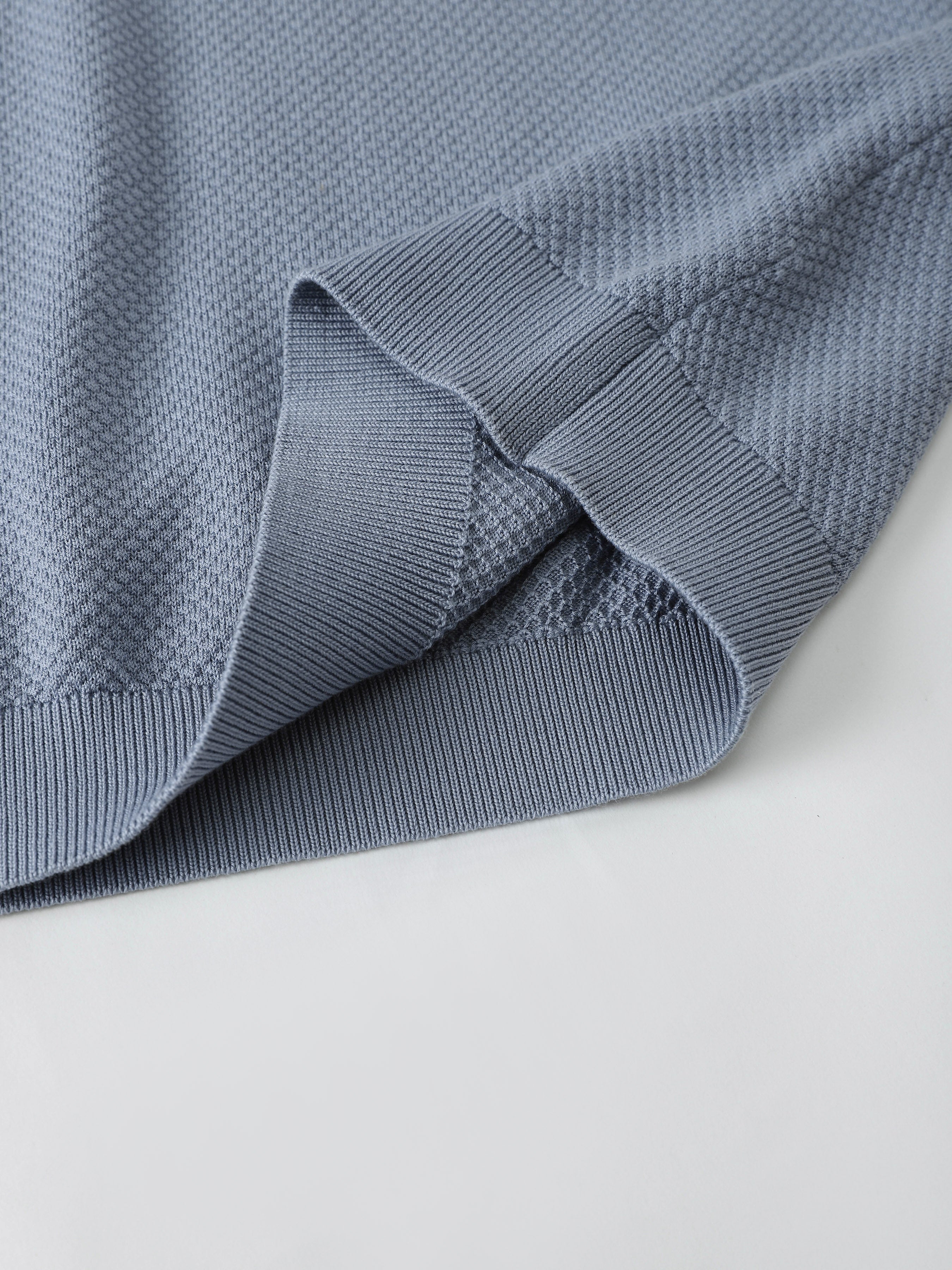 Silk Blend Short-Sleeved Knit Tech Polo - Ahaselected