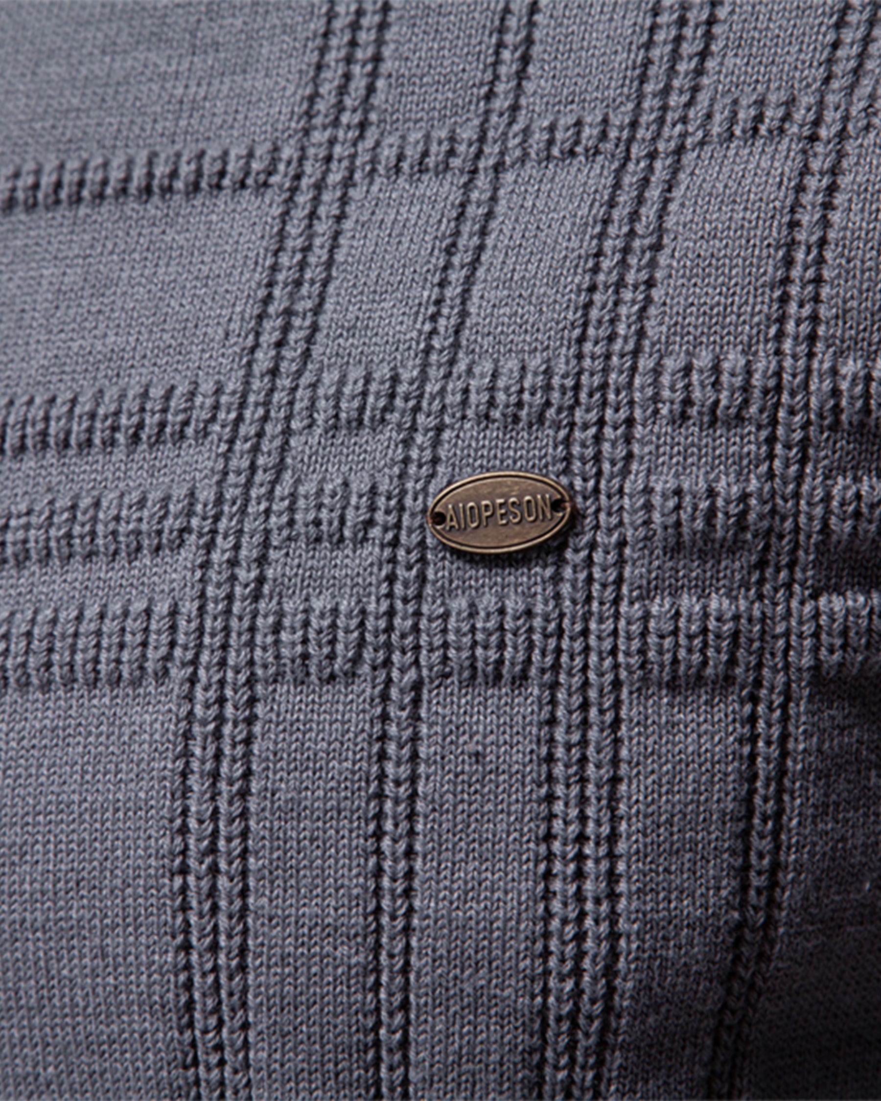 Crosshatch Crew Neck Sweater New - Ahaselected
