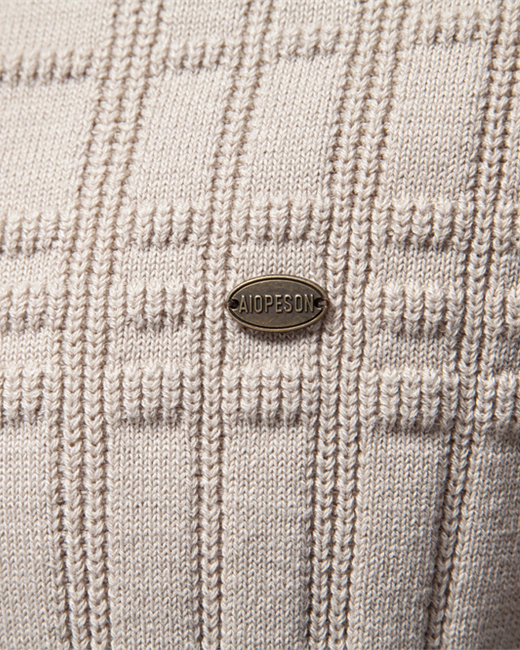 Crosshatch Crew Neck Sweater New - Ahaselected