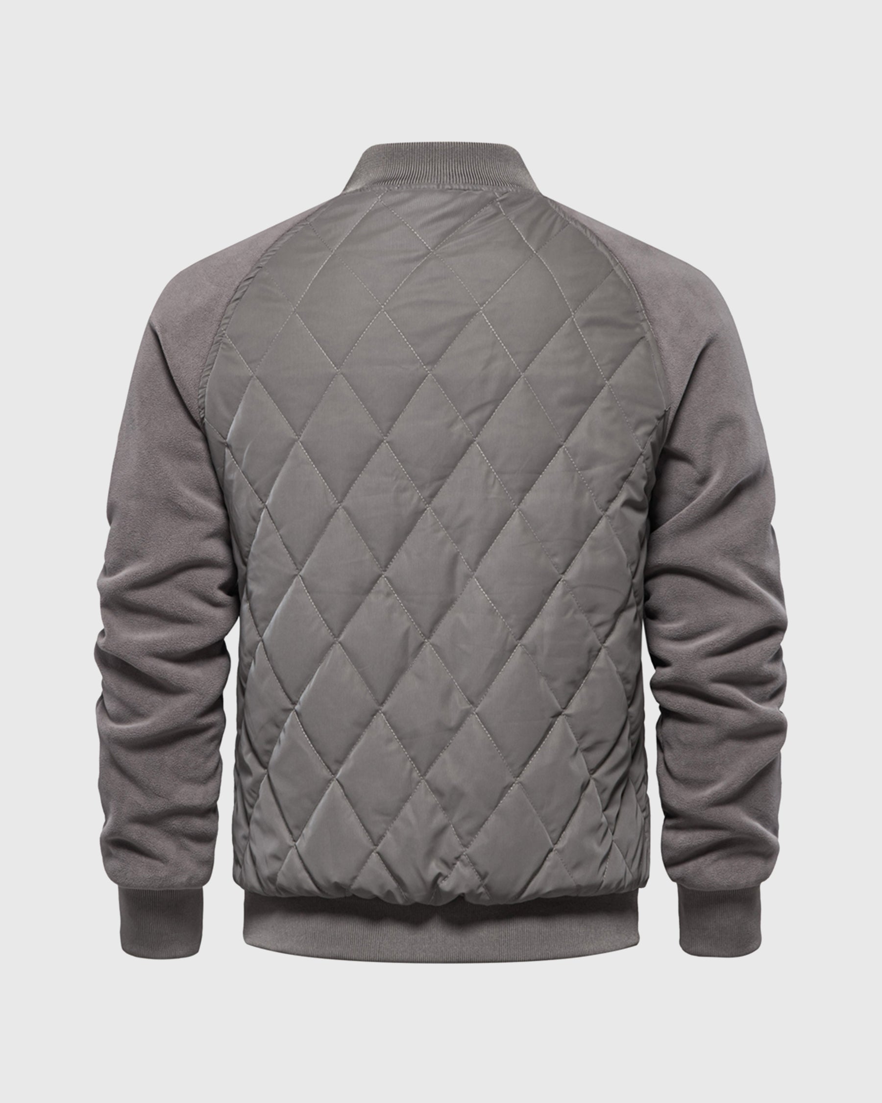 Panelled Hybrid Bomber Jacket New - Ahaselected