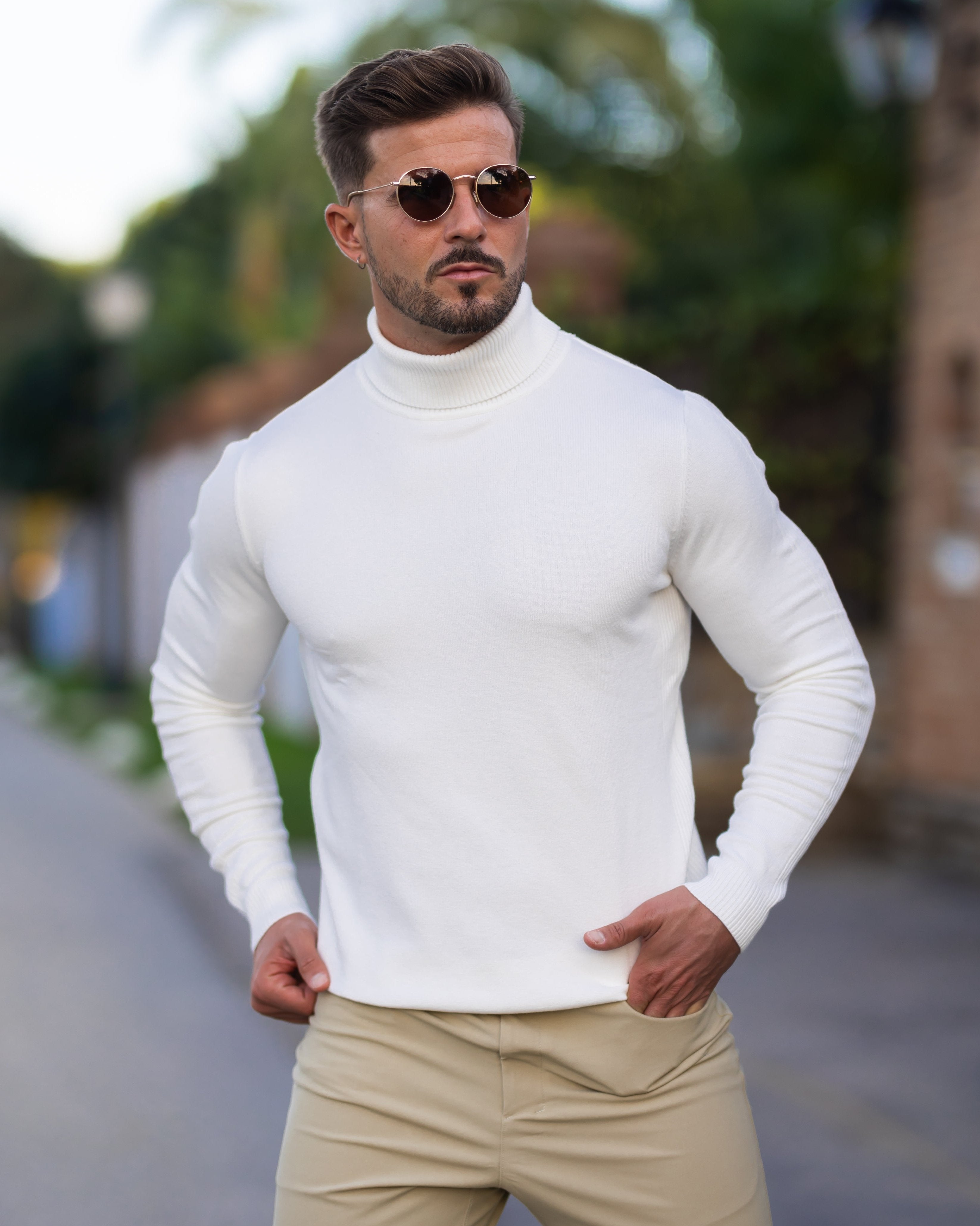 Turtleneck Washable Sweater - Ahaselected