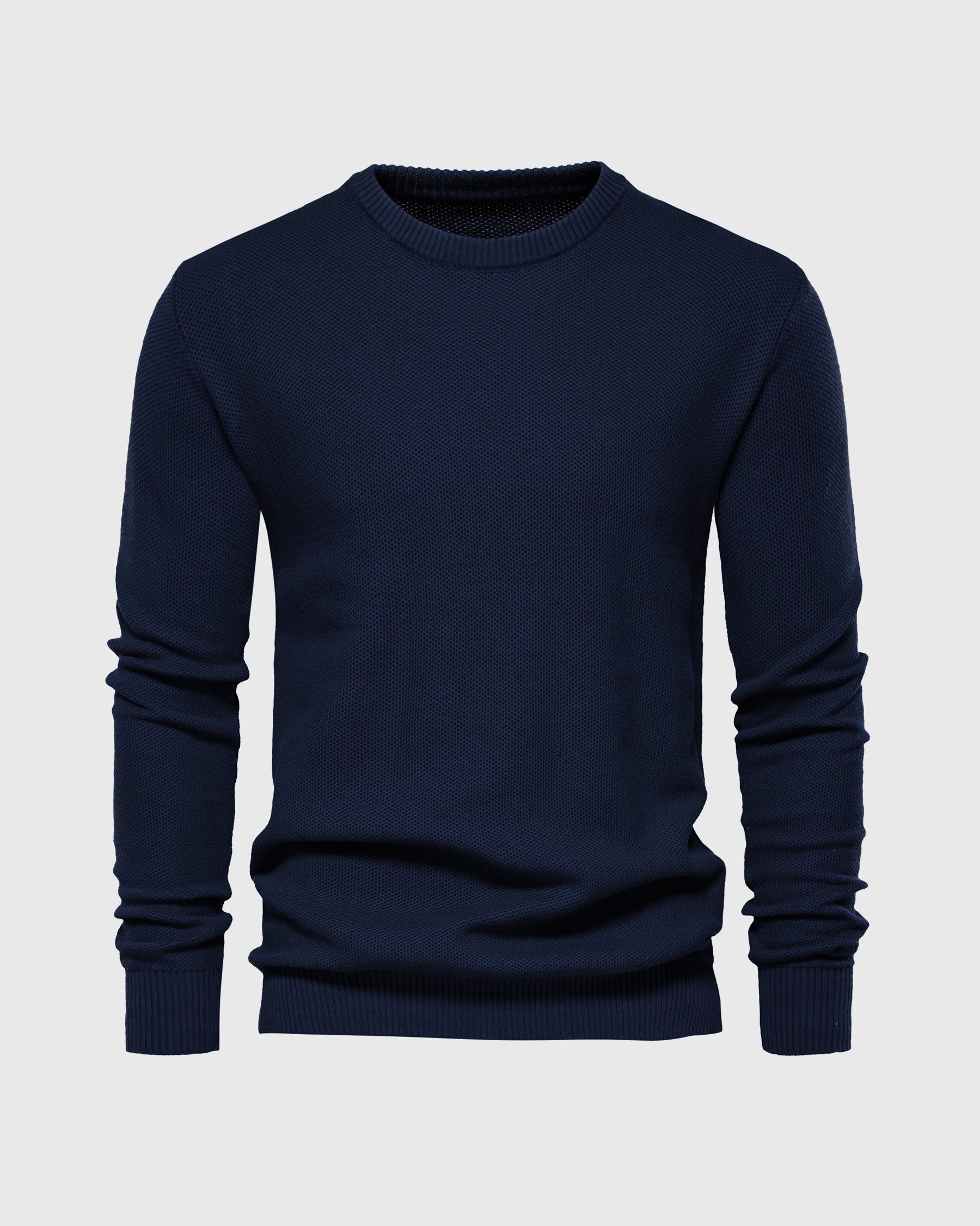 Pique Crew Sweater New - Ahaselected