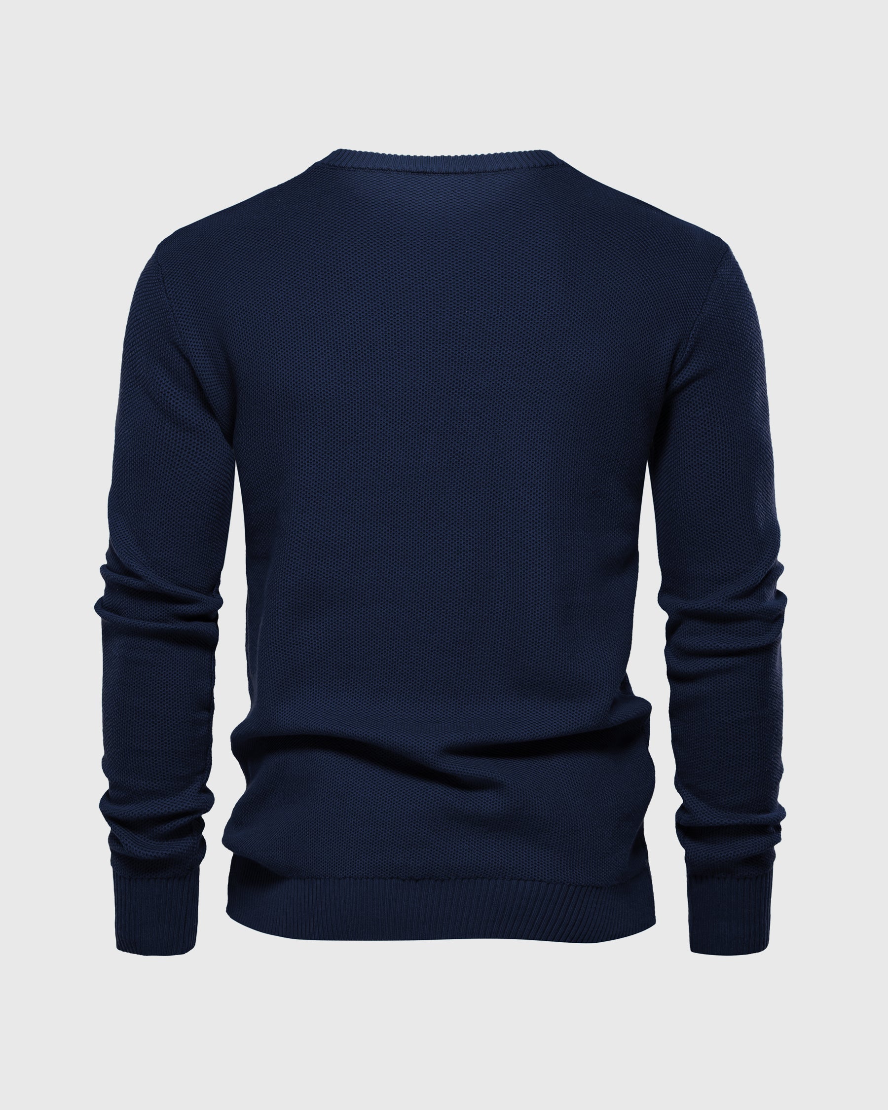 Pique Crew Sweater New - Ahaselected