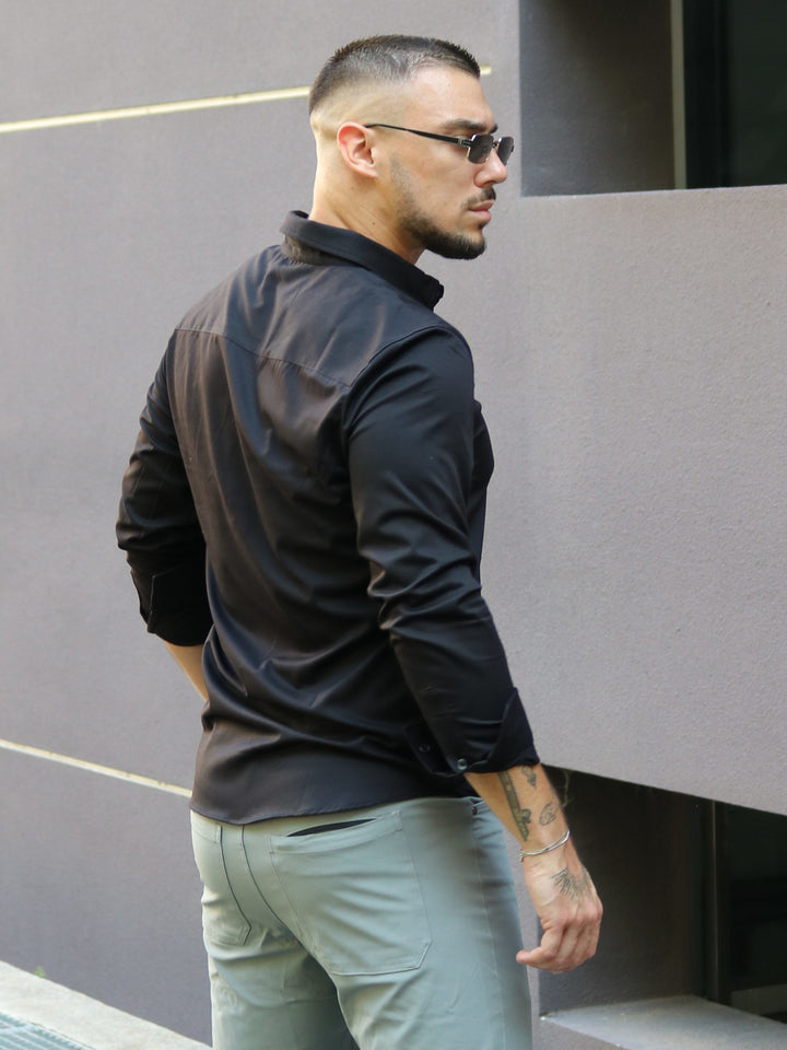 Camisa de rendimiento de bambú nueva 