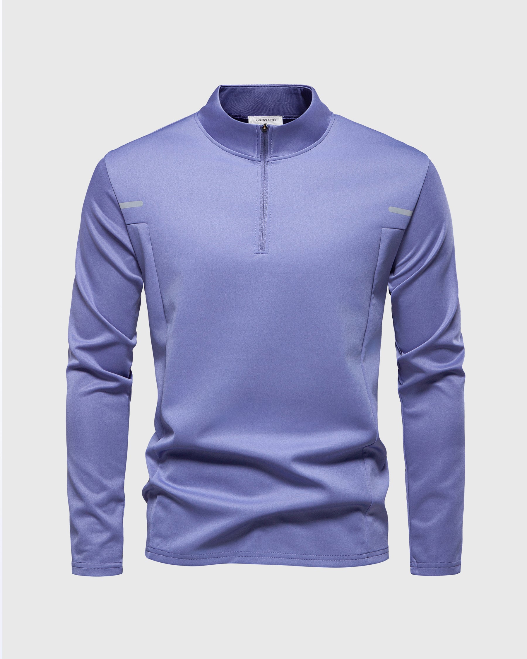 Reflective Performance Quarter-Zip Long Sleeve Shirts - Ahaselected
