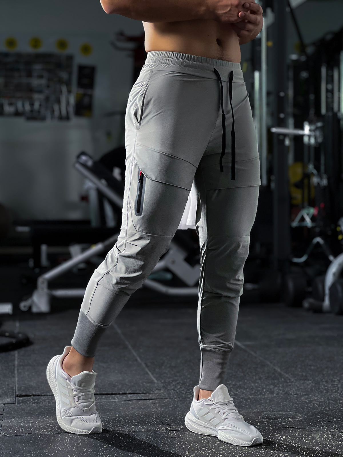 Stay Cool High Rib Cargo Jogger Athletic Pants - Ahaselected