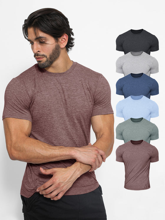 6-Pack Softest Performance Tee Short Sleeve - Ahaselected