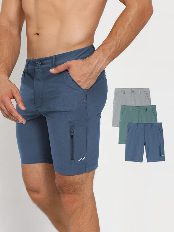 3er-Pack All Day Elite Performance™ Chino-Shorts 